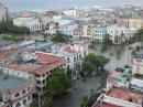 The flood waters of the Malecon: Our power went out because the water flooded the all the way to our apartment.