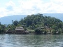 Views of Rio Dulce, native homes