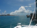 Tied to dock, Nassau