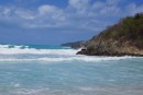 Swell rolling on North Coast Tortola