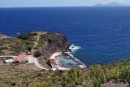 View of Cove Bay and in the distance St. Eustatius.