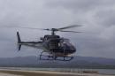 Helicopter at Ustapu Airport