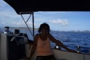 Sailing from Tortola to Norman Island
