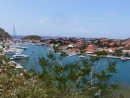 View over Gustavia Harbor