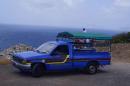 Our road trip Taxi in Bequia