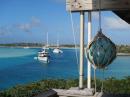 Cay de Cay on Mooring: From ranger station looking at Cay de Cay on a mooring ball