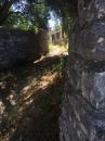 Ancient stone alleyway in Gaios