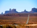 Road to Monument Valley.