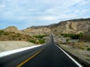 Highway through the desert.