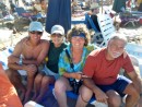 Fred, Penny, Ellen and Ian on the beach in Sayulita (photo by Tapatai)