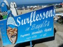 Surf lesson sign (photo by Tapatai)