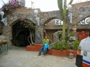 The front of our very funky but in a good way hotel Rio Vista in El Fuerte.