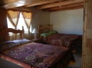 The beds in the cabin.
