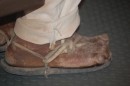 This is the local footwear for the Tarahumara indians winter and summer.
