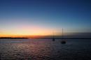 Charleston Harbour: Coucher de soleil