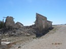 Bahia Salinas - salt mine - old building remains