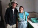 Maria with Denny. She is the cook/housekeeper for our host family in Xela