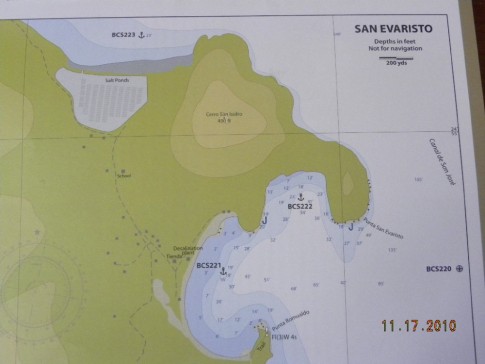 San Evaristo - Map