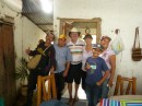 Charly, Eugene, Maynard, Vicki, Isaac and Anna at La Candelaria Organic Coffee Farm in Minca, Colombia