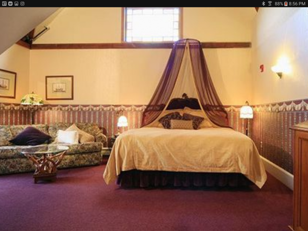 This was our room, Rm 8.  It had a loft with a bed where the laughing ladies were probably standing while we slept.  (Photo from the internet).