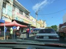Lost on Duarte Avenue, Santo Domingo amongst traffic, trucks and roadside vendors