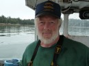 Dwayne Beale of "Almost There", a local lobsterman in the Trafton Island area.