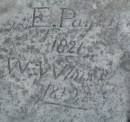 1821 and 1812 historical graffiti in the rocks