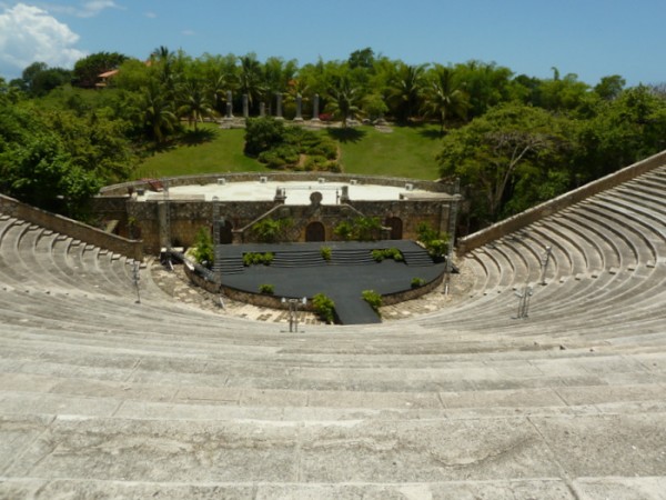 Roman style amphitheater opened in 1982 at Altos de Chavon