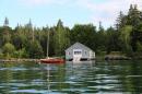 Boatshed on Vinalhaven, Maine, USA