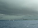 Rain squalls on the way to the Abacos