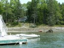 Lovely shore-side cabin in Orcutt Harbor, Maine, USA