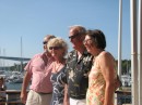 Mike and Carol ( Lizzi of Hamble R.A.F ) with their friends at the combined club Buffet Bash.