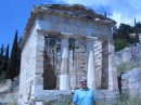 The ancient Athens treasury used to house the offerings to Apollo. 