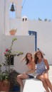 Emily and Victoria at settlement in Serifos