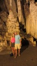 Linda and Don touring the cave of Antiparos