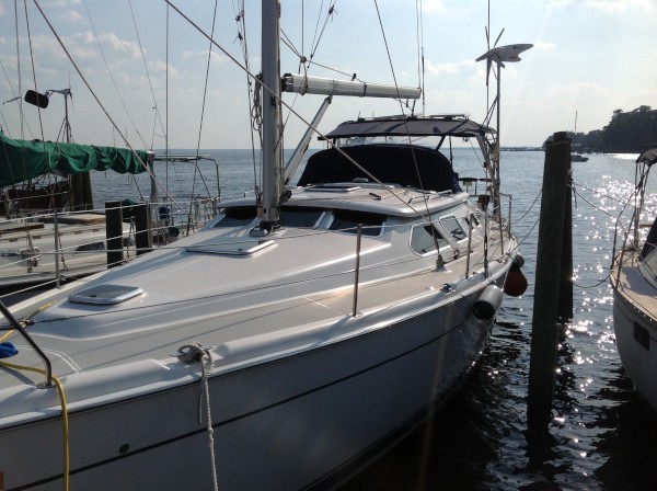 Koinonia II is a Hunter 41DS blue water capable sailing vessel.  She is currently berthed on the beautiful St. Johns River in Jacksonville, Florida after completing 16,400 miles of cruising across the Atlantic Ocean, Mediteranean Sea, and Caribbean.