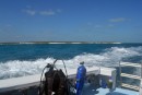 Arriving at Fowl Cay