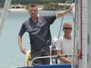 Leaving Bermuda. Mark and Graham