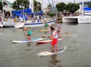 More paddle board racers coming by