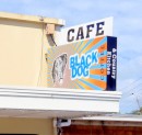The sign on this cafe in Matakana reminded us of our friends Deb & Drew, whose boat is (was - they sold it after reaching New Zealand) named "Black Dog"