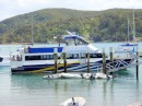 The ferry to Kawau Island does triple duty - carries mail, local passengers, and tourists - and features a bar and BBQ on board