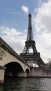 Eiffel tower and bridge.