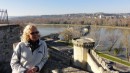 George and the famous bridge of Avignon.