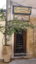 Pretty steps and olive tree