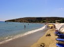 sandy beach at Agia Marina