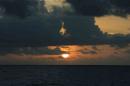 Sunset in the Doldrums on the way to the Azores...or...Cabo Verde