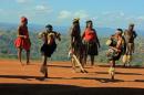 Zulu dancers, 1,000 Hills near Durban
