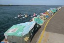 Paintings on the south breakwater