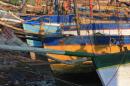 Boats in the harbour, Mahajunga
