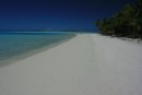 Beach inside Palmerston Atoll 